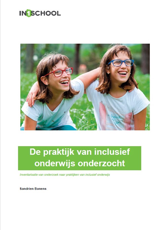 Cover De praktijk van inclusief onderwijs onderzocht