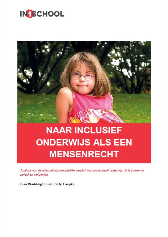 Cover Naar inclusief onderwijs als een mensenrecht