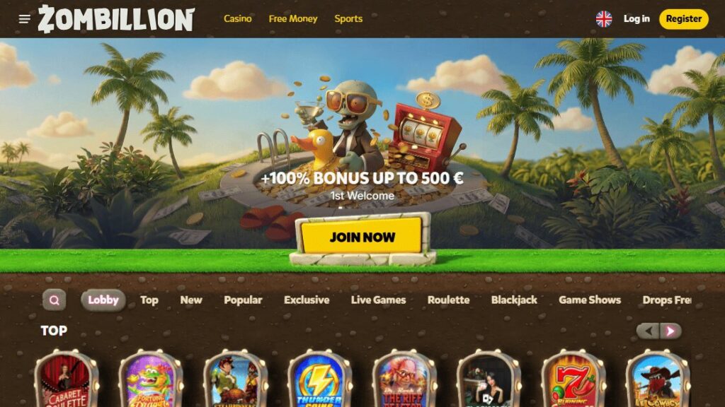 homepage van zombillion no cruks casino nederland